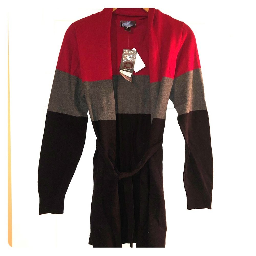 NWT 🔸Oh Baby 🔸belted maternity sweater